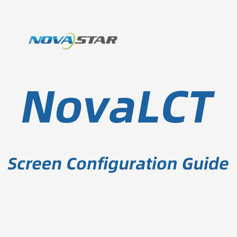 NovaLCT Screen Configuration