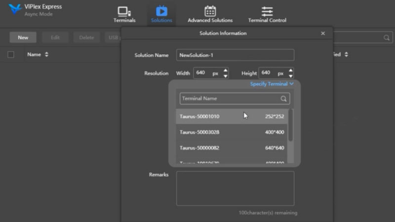 Viplex Express Media Widgets