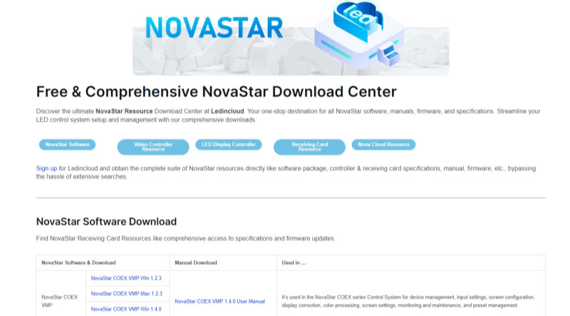 Ledincloud Novastar Software Download