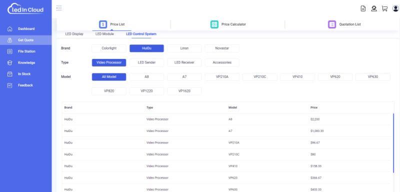 LedInCloud LED Screen Cloud Platform