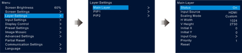 Nova VX16s Layer Setting