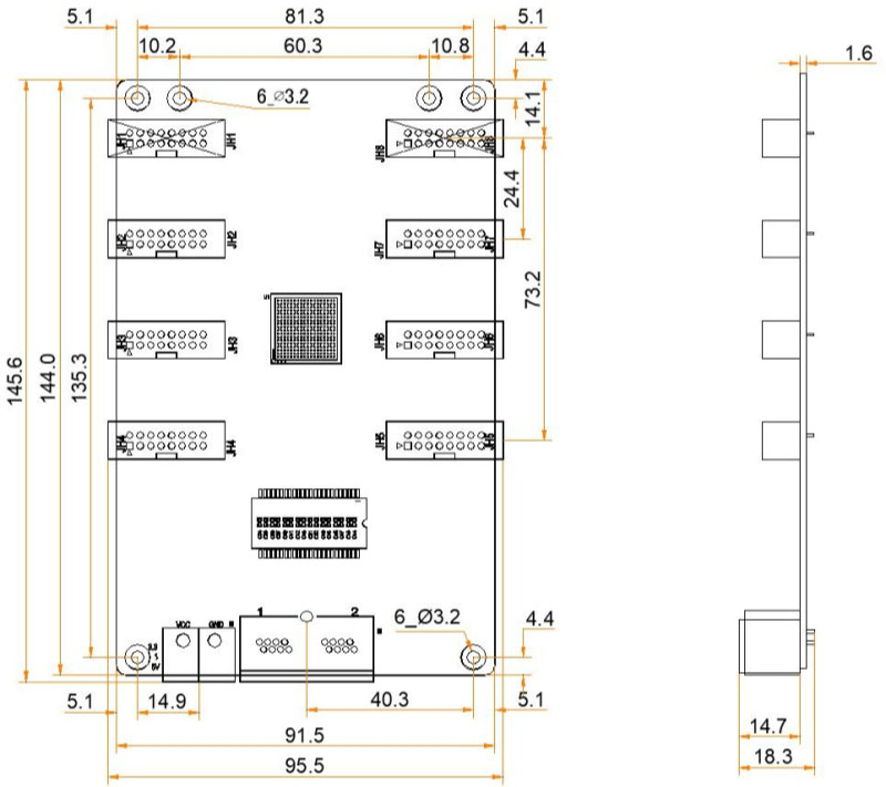 NovaStar MRV 328 Dimensions