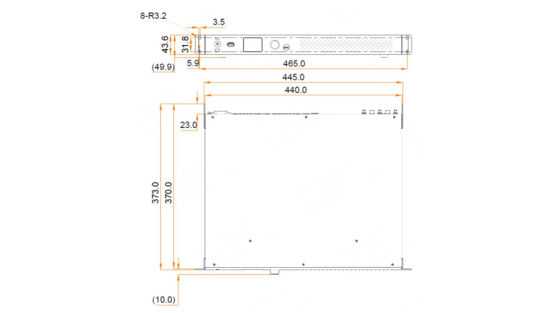 NovaStar TU40 Pro Dimesions