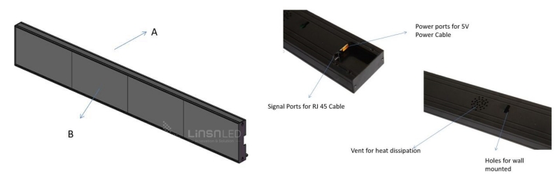 Shelf LED Display Product Makeup