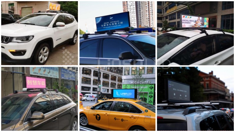 Taxi LED Display Cases