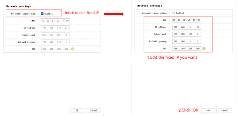 Huidu A6 Controller Network-Setting