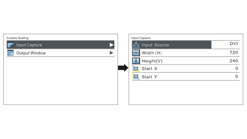 NovaPro HD Custom Scaling