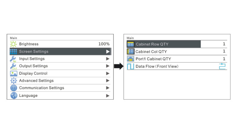 NovaStar HD Screen Settings