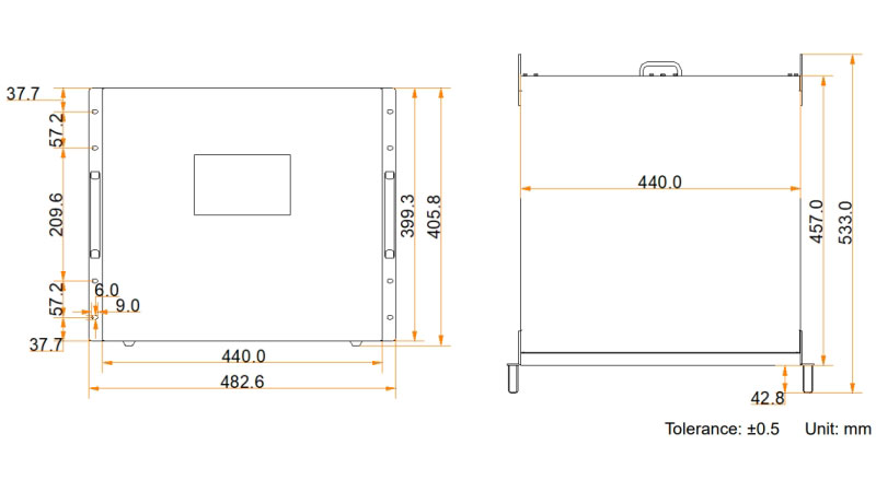 NovaStar H9 Dimensions