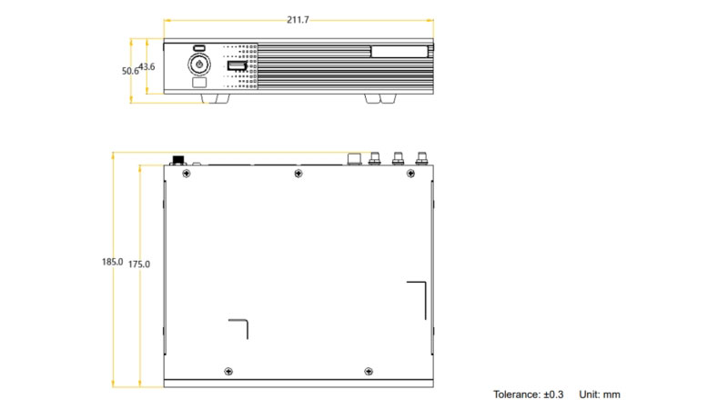 TU15 PRO Dimensions