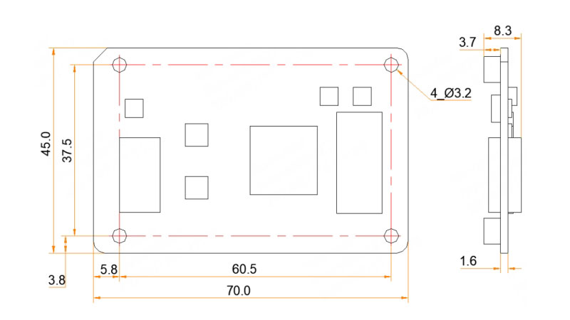 NovaStar A5s Plus Dimensions