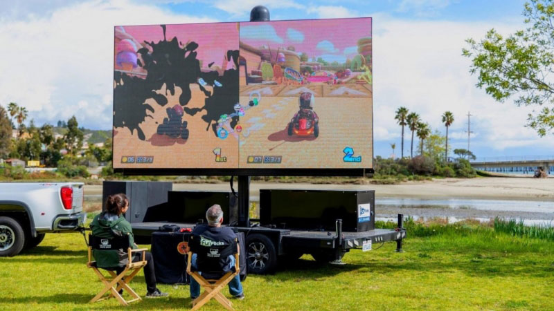 Outdoor LED Screen Trailer