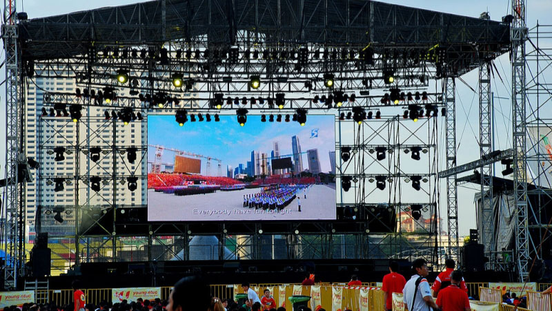 led screen panels rental